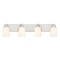 Z-Lite Soledad Vanity, 4-Light, 31.5 In.W x 6 In.L x 7.5 In.H, Brushed Nickel/White 485-4V-BN - alternate 8